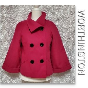 NWT Worthington  women's pink/coat small